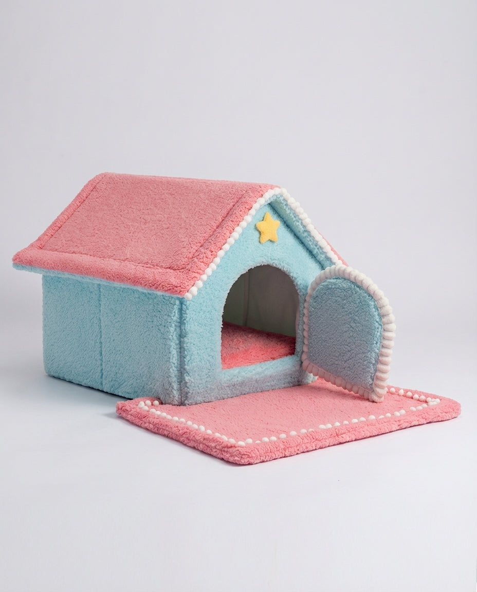 Indoor Plush Pet Bed | Pet House