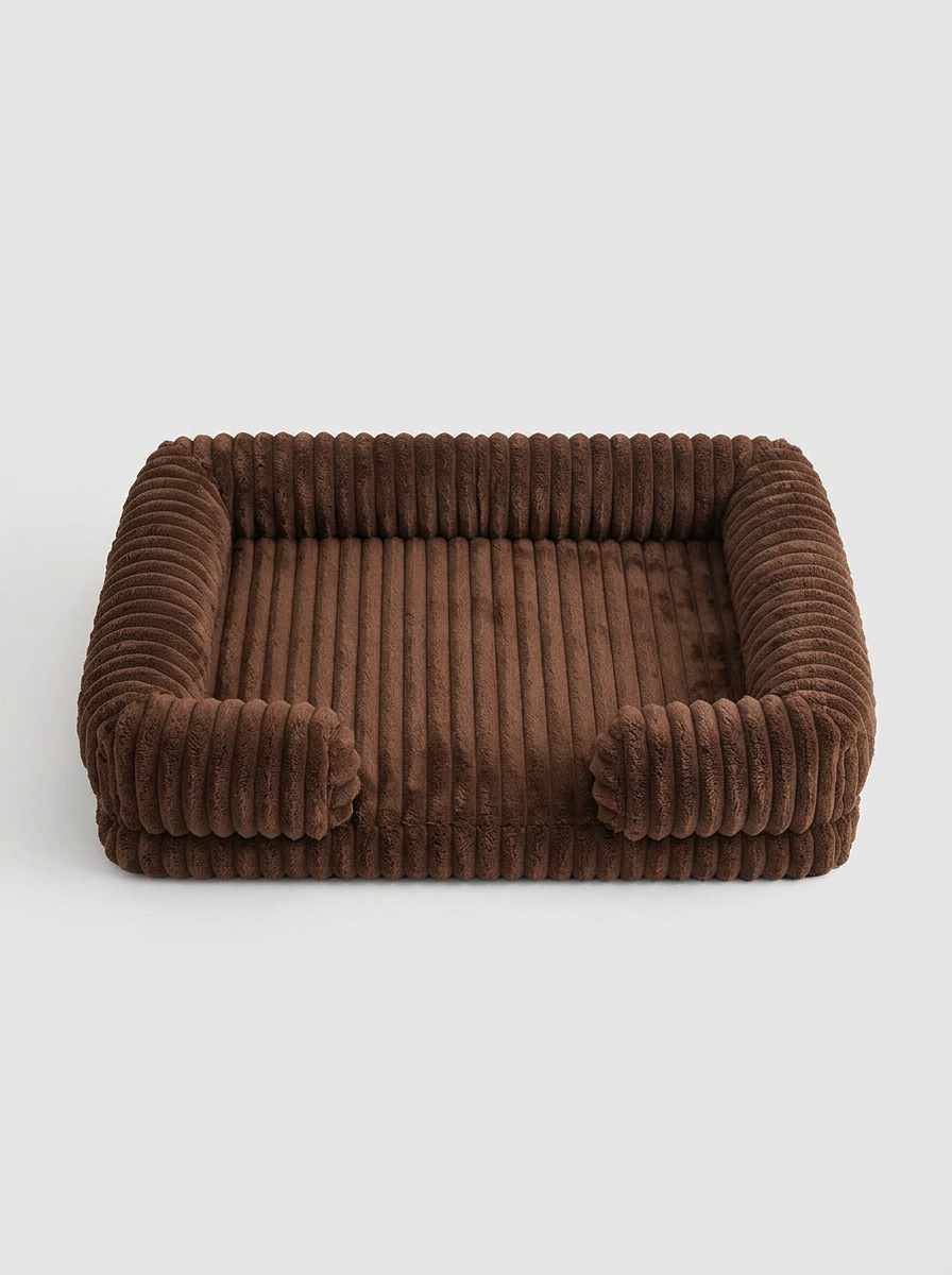 Rectangular Plush Pet Bed | Cushion Bed