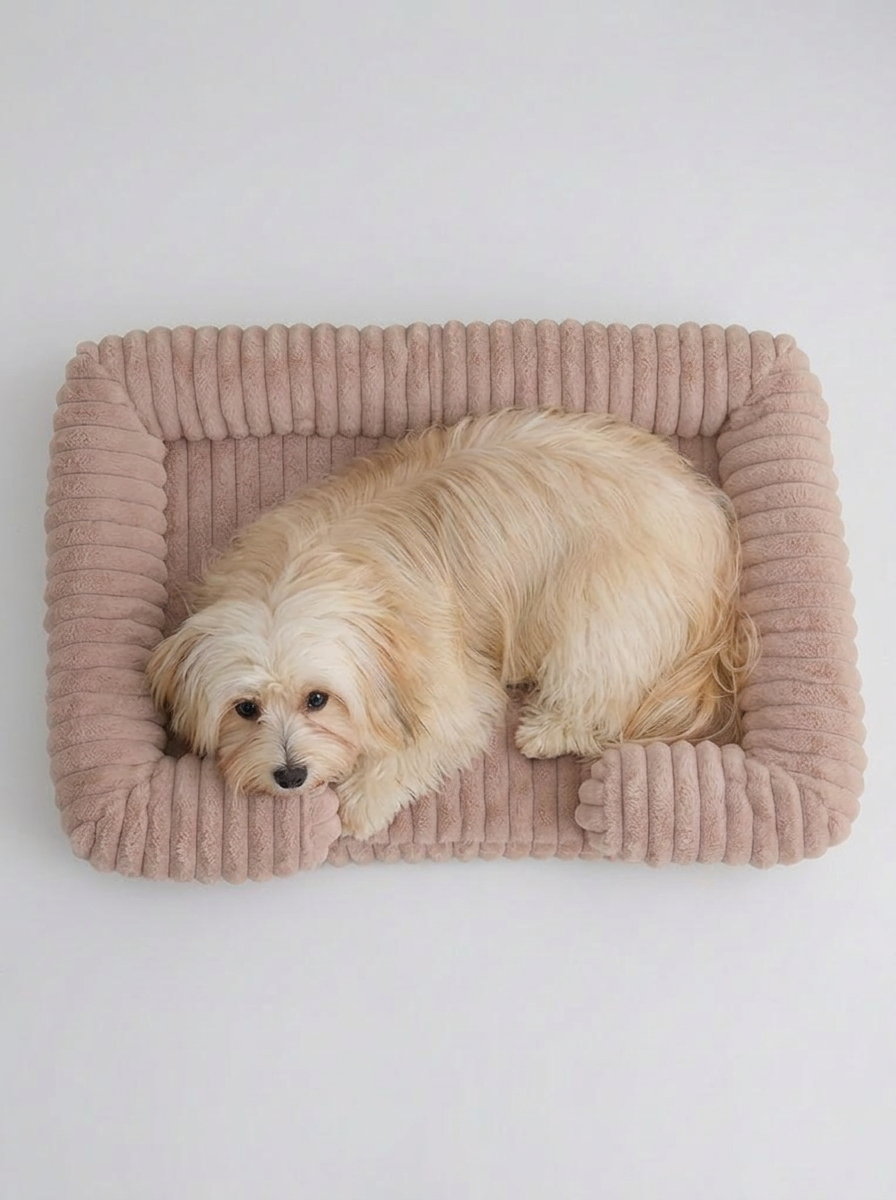 Rectangular Plush Pet Bed | Cushion Bed