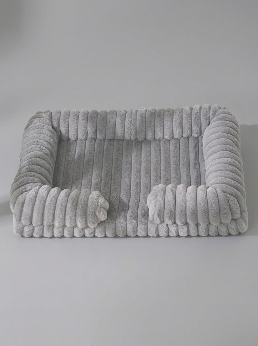 Rectangular Plush Pet Bed | Cushion Bed
