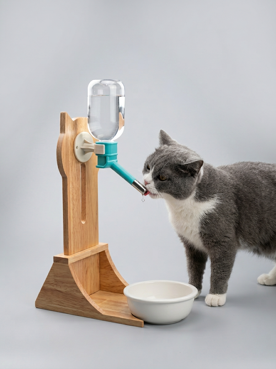 Cat Drinking Water Dispenser Gravity Bottle | Pet Fountain