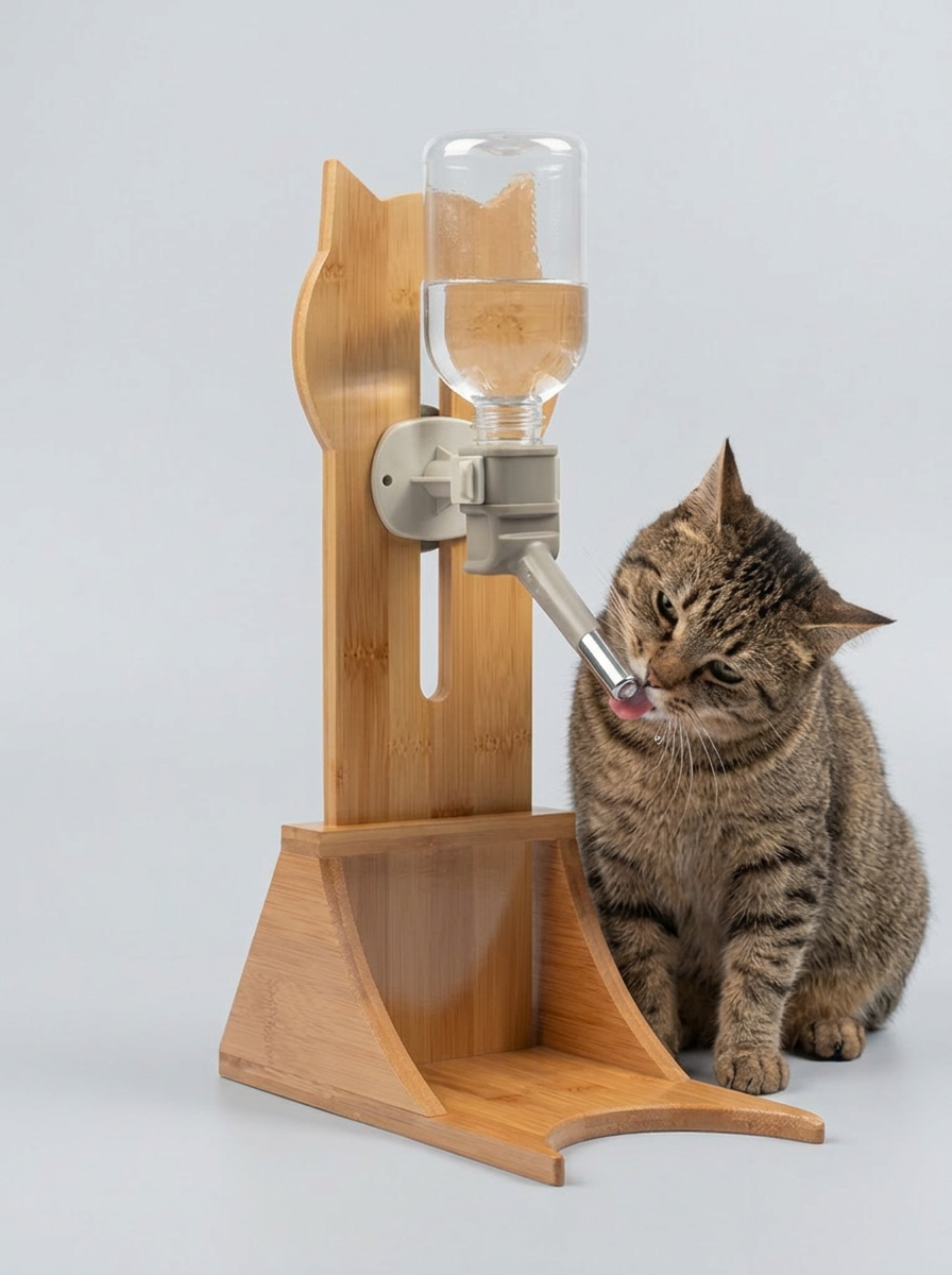 Cat Drinking Water Dispenser Gravity Bottle | Pet Fountain