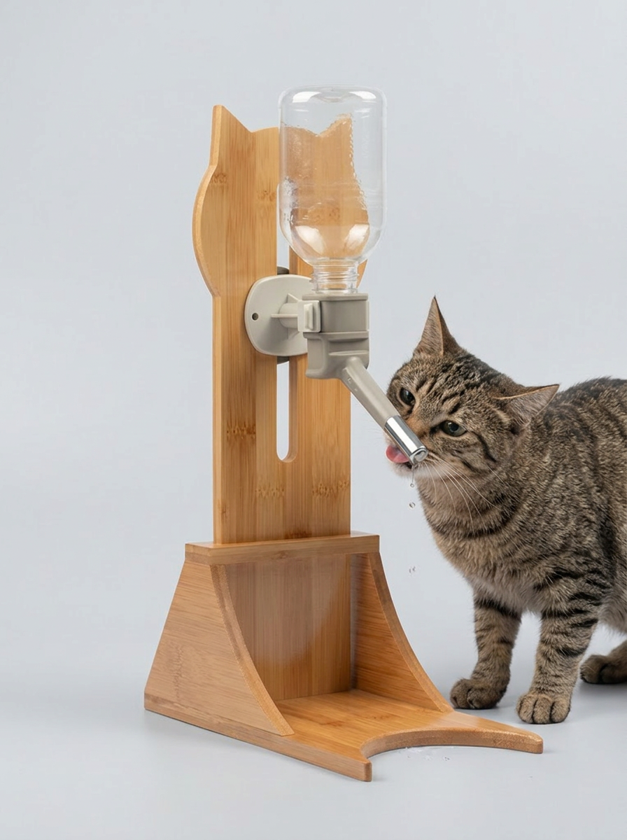 Cat Drinking Water Dispenser Gravity Bottle | Pet Fountain
