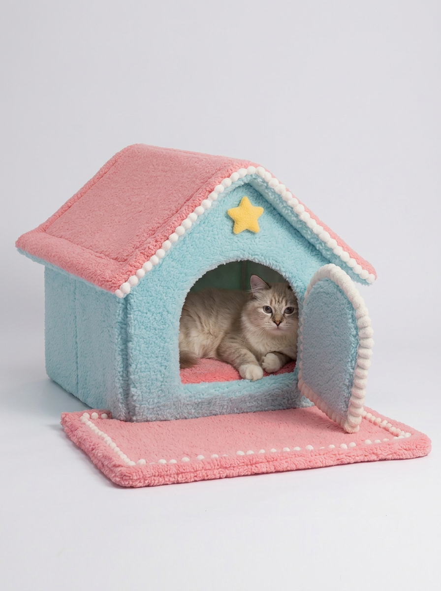 Indoor Plush Pet Bed | Pet House