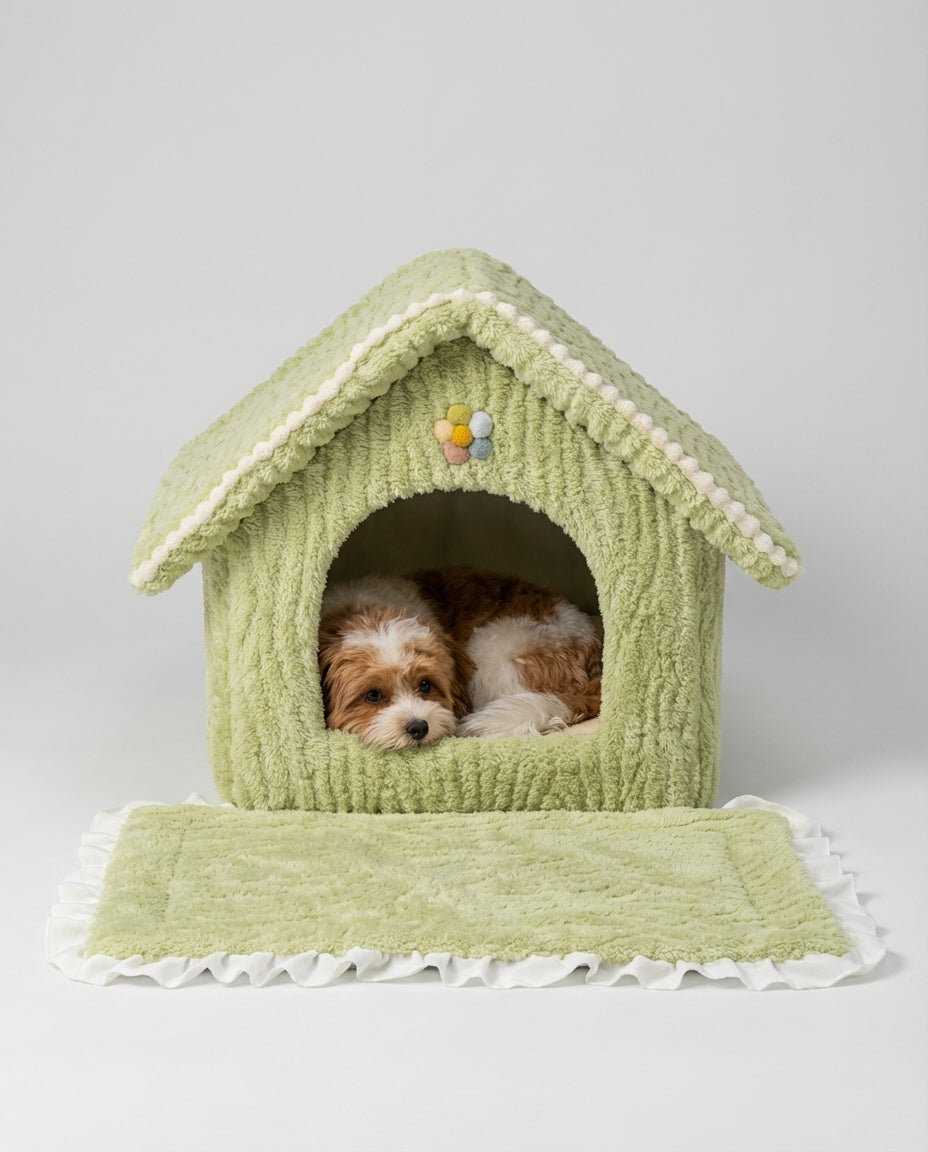 Indoor Plush Pet Bed | Pet House