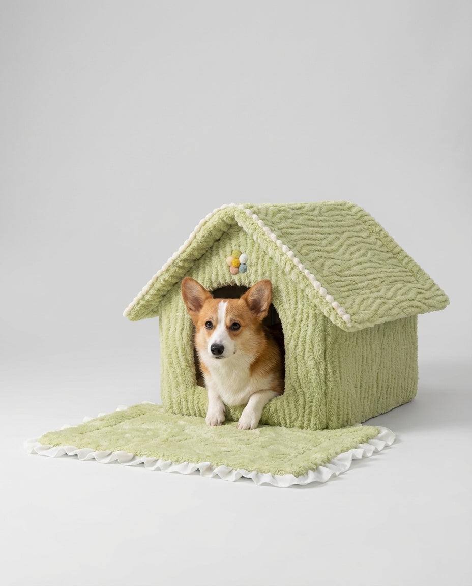Indoor Plush Pet Bed | Pet House