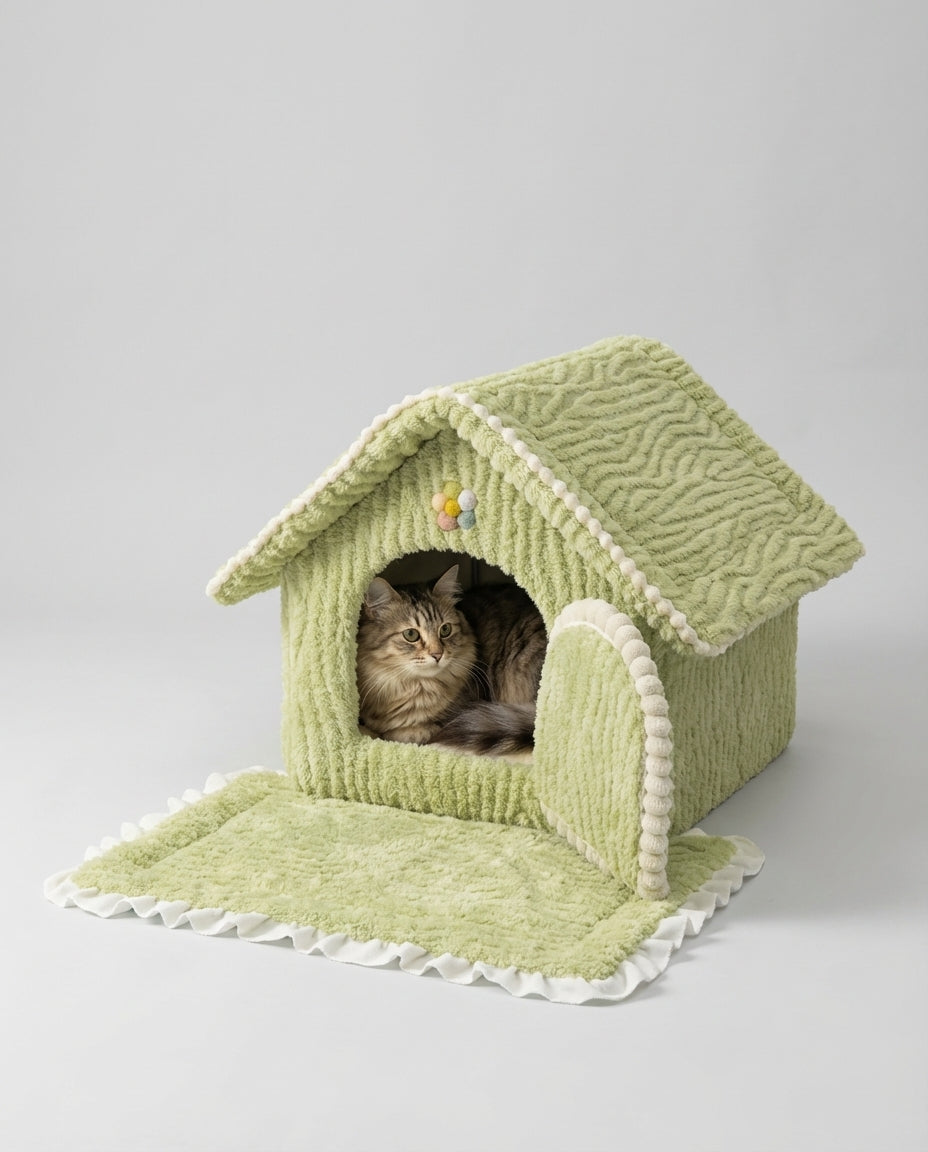 Indoor Plush Pet Bed | Pet House