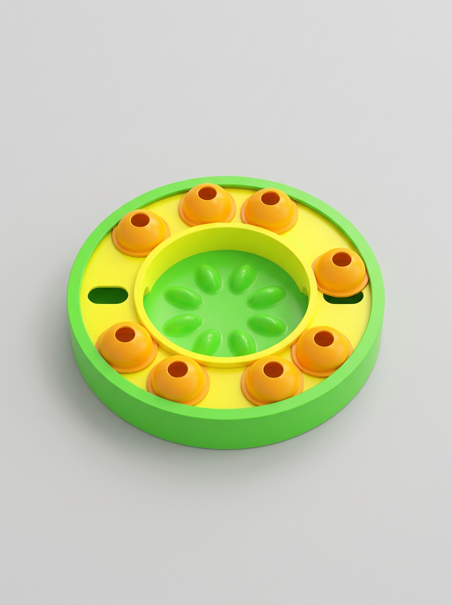 Interactive Dog Slow Feeder Toy | Puzzle Feeding Bowl