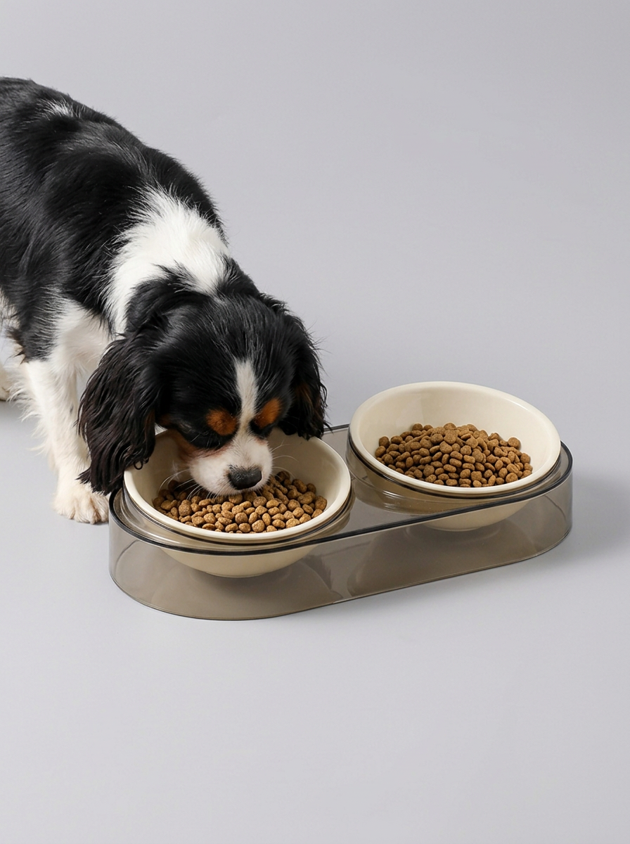 Pet Food Bowl Double Raised | Pet Feeder