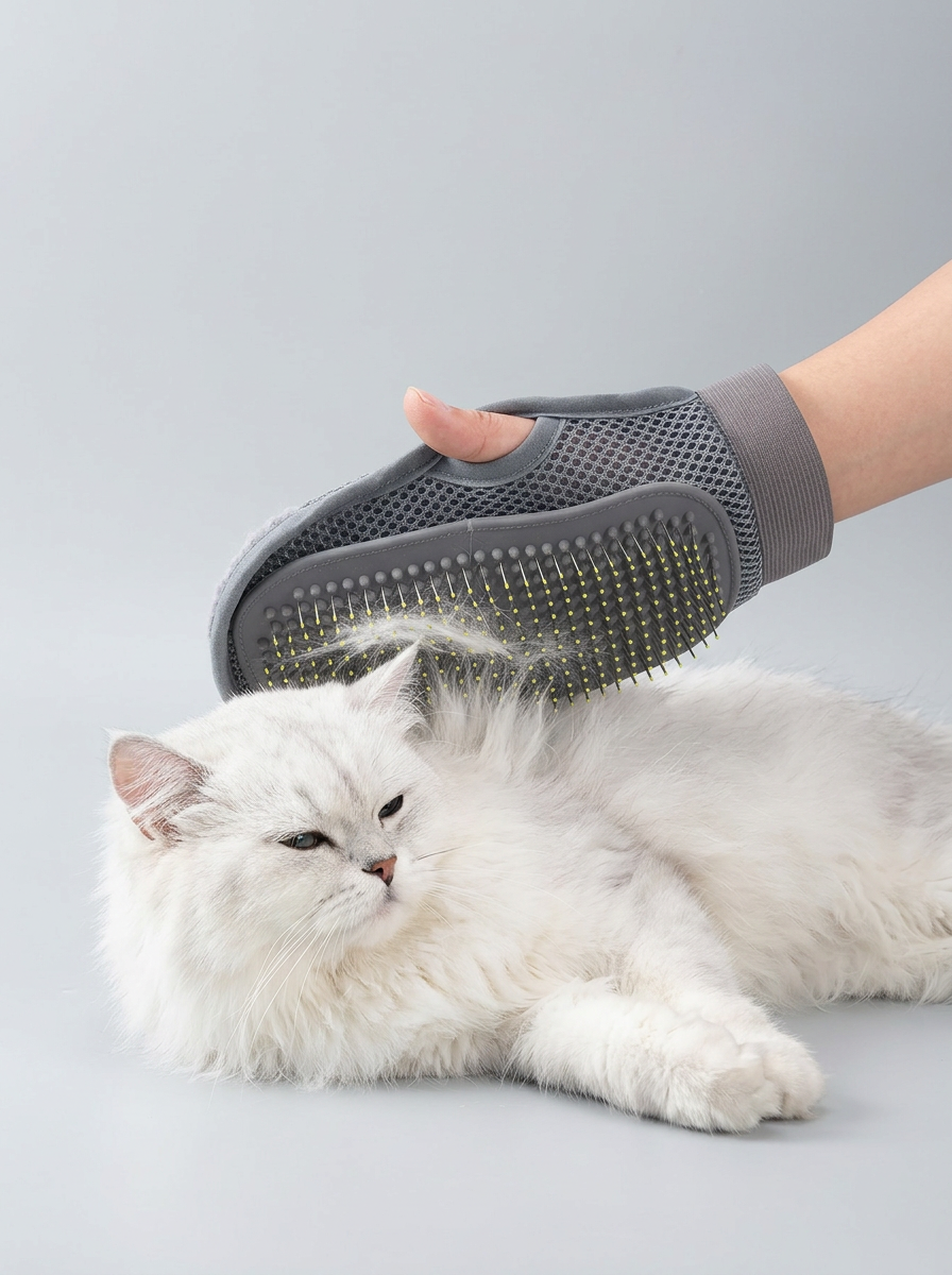 Pet Hair Bath Massage Grooming Glove | Grooming Tool