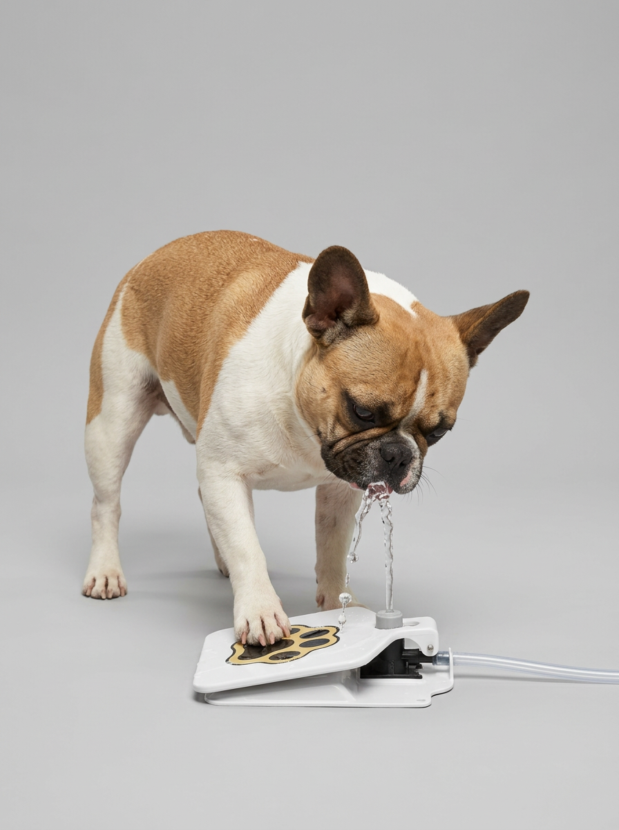 Pet Pedal Water Drinking Fountain Outdoor Hose Dispenser | Tap