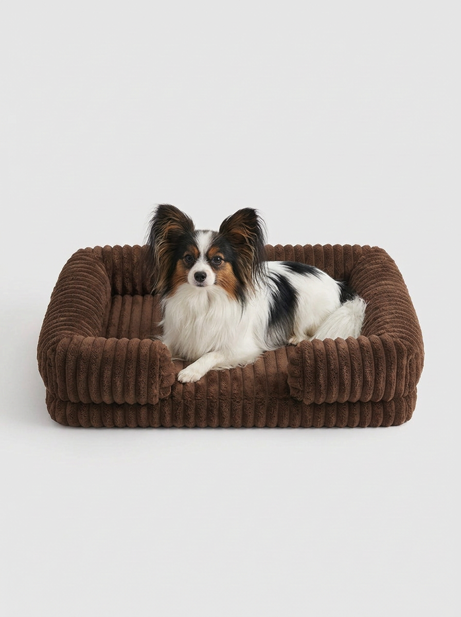 Rectangular Plush Pet Bed | Cushion Bed