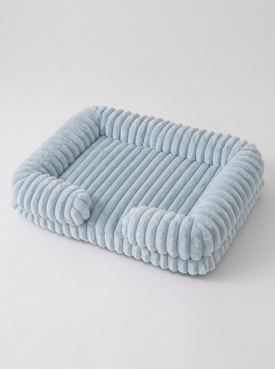 Rectangular Plush Pet Bed | Cushion Bed
