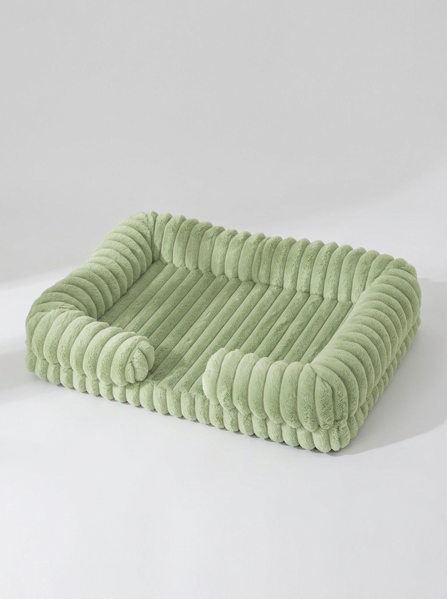 Rectangular Plush Pet Bed | Cushion Bed