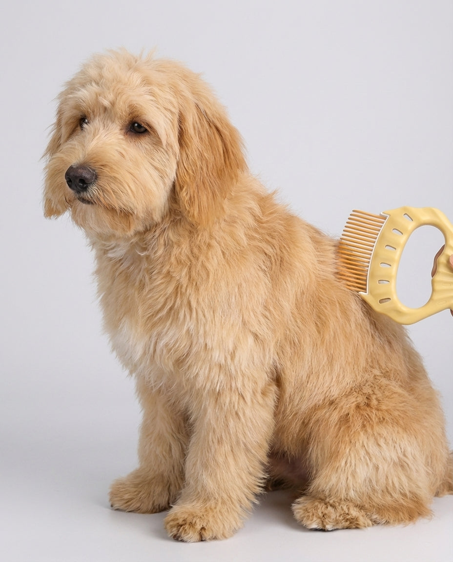 Shell Shaped Pet Comb | Grooming Tool