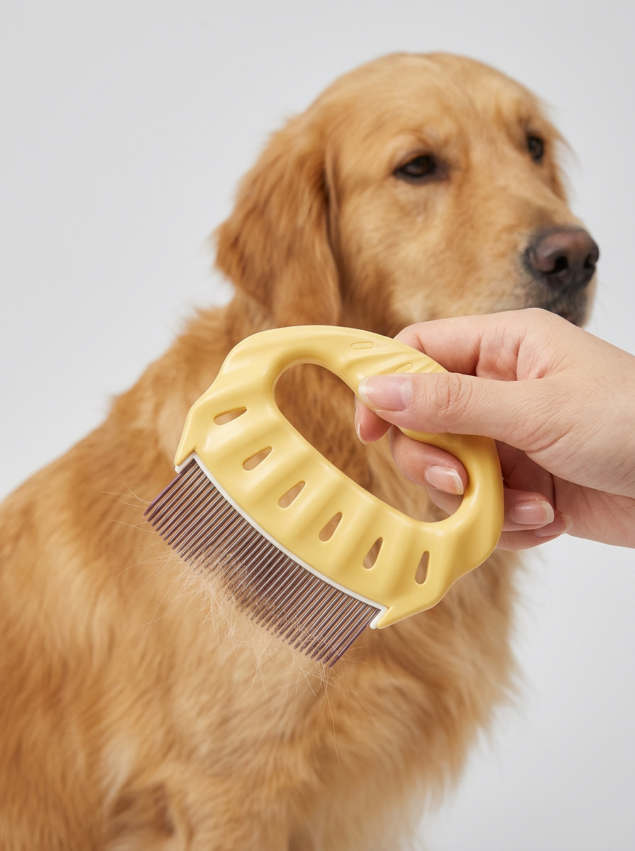Shell Shaped Pet Comb | Grooming Tool